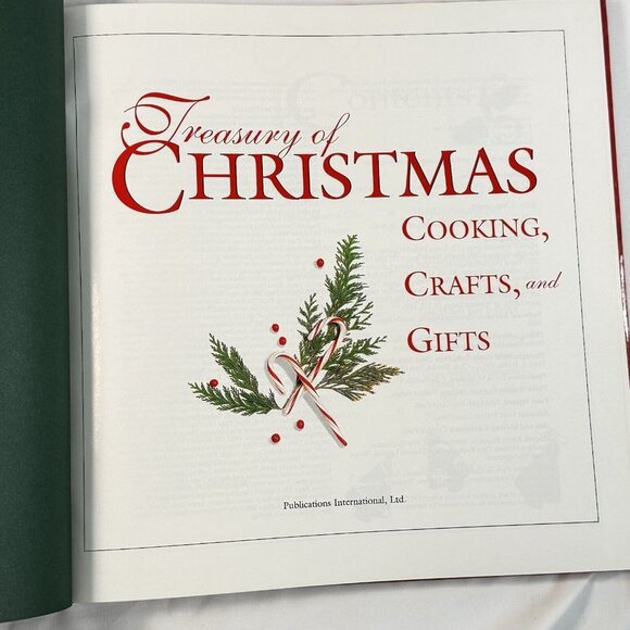 Treasury Of Christmas: Cooking Crafts And Gifts Hardcover Book By Publications I - Picture 4 of 11